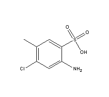 2-Amino-4-chloro-5-methylbenzenesulfonic acid Structure,88-51-7Structure