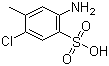 2-Amino-5-chloro-4-methylbenzenesulfonic acid Structure,88-53-9Structure