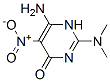 6-氨基-2-(二甲基氨基)-5-硝基-4(1H)-嘧啶酮结构式_880-89-7结构式