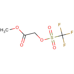 2-[[(三氟甲基)磺酰基]氧基]-乙酸甲酯结构式_88016-31-3结构式