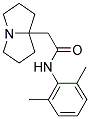 1H-Pyrrolizine-7a(5H)-acetamide, N-(2,6-dimethylphenyl)tetrahydro- Structure,88069-67-4Structure