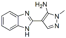 4-(1H-benzimidazol-2-yl)-1-methyl-1H-pyrazol-5-amine Structure,88105-09-3Structure