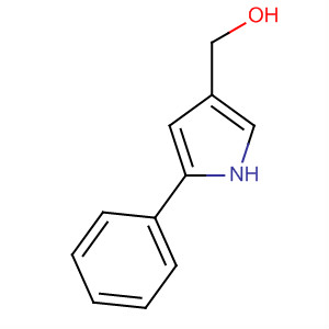 (5-苯基-1H-吡咯-3-基)甲醇结构式_881673-95-6结构式