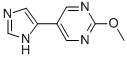 5-(1H-咪唑-5-基)-2-甲氧基嘧啶结构式_882032-65-7结构式