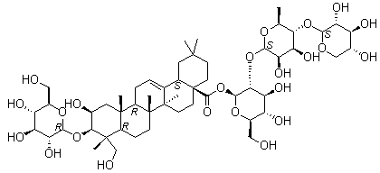 瓜子金皂苷己结构式_882664-74-6结构式