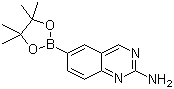 6-(4,4,5,5-Tetramethyl-1,3,2-dioxaborolan-2-yl)quinazolin-2-amine Structure,882670-92-0Structure