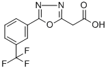 [5-(3-Trifluoromethyl-phenyl)-[1,3,4]oxadiazol-2-yl]-acetic acid Structure,883789-95-5Structure