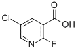 5-Chloro-2-fluoronicotinic acid Structure,884494-57-9Structure