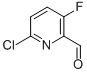 6-Chloro-3-fluoro-2-Pyridinecarboxaldehyde Structure,884494-77-3Structure