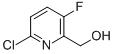6-Chloro-3-fluoro-2-hydroxymethylpyridine Structure,884494-80-8Structure