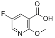 5-Fluoro-2-methoxynicotinic acid Structure,884494-82-0Structure
