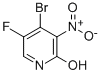 4-Bromo-5-fluoro-2-hydroxy-3-nitropyridine Structure,884495-02-7Structure