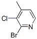 2-Bromo-3-chloro-4-picoline Structure,884495-42-5Structure
