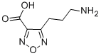 4-(3-氨基丙基)-1,2,5-噁二唑-3-羧酸结构式_884497-48-7结构式