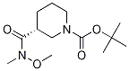 (3R)-3-[(甲氧基甲基氨基)羰基]-1-哌啶羧酸 1,1-二甲基乙酯结构式_884510-86-5结构式