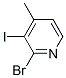 2-溴-3-碘-4-甲基吡啶结构式_88494-42-2结构式