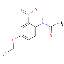 N-(4-乙氧基-2-硝基苯基)-乙酰胺结构式_885-81-4结构式