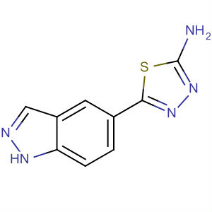 5-(1H-indazol-5-yl)-1,3,4-thiadiazol-2-amine Structure,885222-34-4Structure