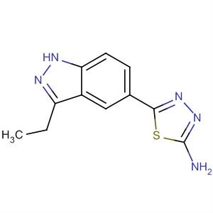 5-(3-Ethyl-1h-indazol-5-yl)-1,3,4-thiadiazol-2-amine Structure,885222-89-9Structure