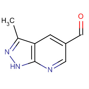 3-Methyl-1h-pyrazolo[3,4-b]pyridine-5-carbaldehyde Structure,885223-66-5Structure