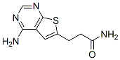 3-(4-氨基噻吩并[2,3-d]-6-嘧啶)丙酰胺结构式_885268-99-5结构式