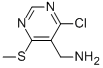 (4-Chloro-6-(methylthio)pyrimidin-5-yl)methanamine Structure,885269-49-8Structure