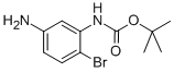 (5-氨基-2-溴苯基)-氨基甲酸叔丁酯结构式_885270-68-8结构式