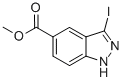 3-Iodo-1H-indazole-5-carboxylic acid methyl ester Structure,885271-25-0Structure