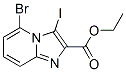 5-Bromo-3-iodo-imidazo[1,2-a]pyridine-2-carboxylic acid ethyl ester Structure,885271-42-1Structure