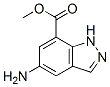 5-氨基-1H-吲唑-7-羧酸甲酯结构式_885272-08-2结构式