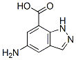 5-氨基-1H-吲唑-7-羧酸结构式_885272-13-9结构式