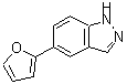 5-呋喃-2-基-1H-吲唑结构式_885272-43-5结构式