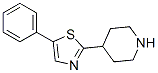 4-(5-苯基-2-噻唑)-哌啶结构式_885274-68-0结构式