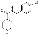 哌啶-4-羧酸4-氯苄胺结构式_885274-77-1结构式