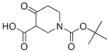 4-Oxo-piperidine-1,3-dicarboxylic acid 1-tert-butyl ester Structure,885274-97-5Structure