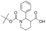 2-苯基哌啶-1,3-二羧酸-1-叔丁酯结构式_885275-18-3结构式