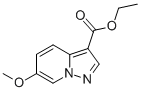 6-甲氧基H-吡唑并[1,5-a]吡啶-3-羧酸乙酯结构式_885276-41-5结构式