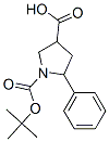 5-苯基吡咯烷-1,3-二羧酸-1-叔丁酯结构式_885277-76-9结构式