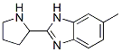 6-甲基-2-(吡咯烷-2-基)-1H-1,3-苯并二唑结构式_885278-00-2结构式
