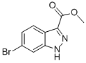 1H-Indazole-3-carboxylic acid, 6-bromo-, methyl ester Structure,885278-42-2Structure