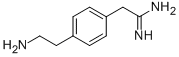 2-[4-(2-氨基-乙基)-苯基]-乙脒结构式_885279-41-4结构式