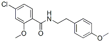 4-氯-2-甲氧基-N-[2-(4-甲氧基苯基)-乙基]-苯胺结构式_885279-88-9结构式