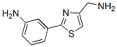 3-(4-氨基甲基-2-噻唑)-苯胺结构式_885280-76-2结构式
