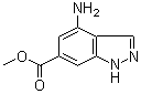 4-氨基-吲唑-6-甲酸甲酯结构式_885518-51-4结构式
