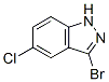 3-Bromo-5-chloro-1H-indazole Structure,885521-43-7Structure