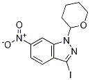 3-碘-6-硝基-1-(四氢吡喃-2-基)-1H-吲唑结构式_886230-74-6结构式