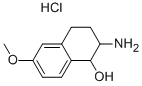 2-Amino-6-methoxy-1,2,3,4-tetrahydro-naphthalen-1-ol hydrochloride Structure,88628-32-4Structure