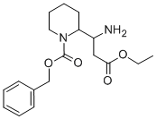 3-氨基-3-(2-cbz)哌啶丙酸乙酯结构式_886362-39-6结构式