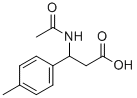 3-乙酰基氨基-3-对甲苯-丙酸结构式_886363-72-0结构式