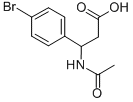 Beta-(乙酰基氨基)-4-溴苯丙酸结构式_886363-73-1结构式